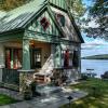 Honor Award: Lakeside Maine Cottage, Bridgton, ME. Photo: Rob Karosis Photography