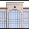 Colored Elevation of 276,500 SF Beer Distribution Center in Philadelphia